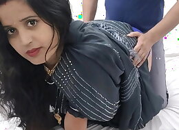 Pooja Bhabhi Enjoying Hot Sex In Blue Sari